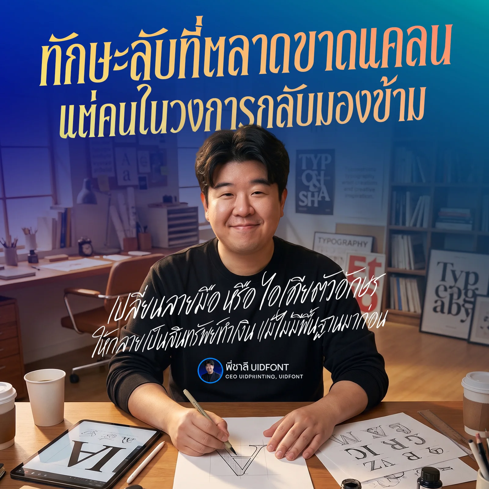 ภาพสินค้า ออกแบบฟอนต์องค์กร